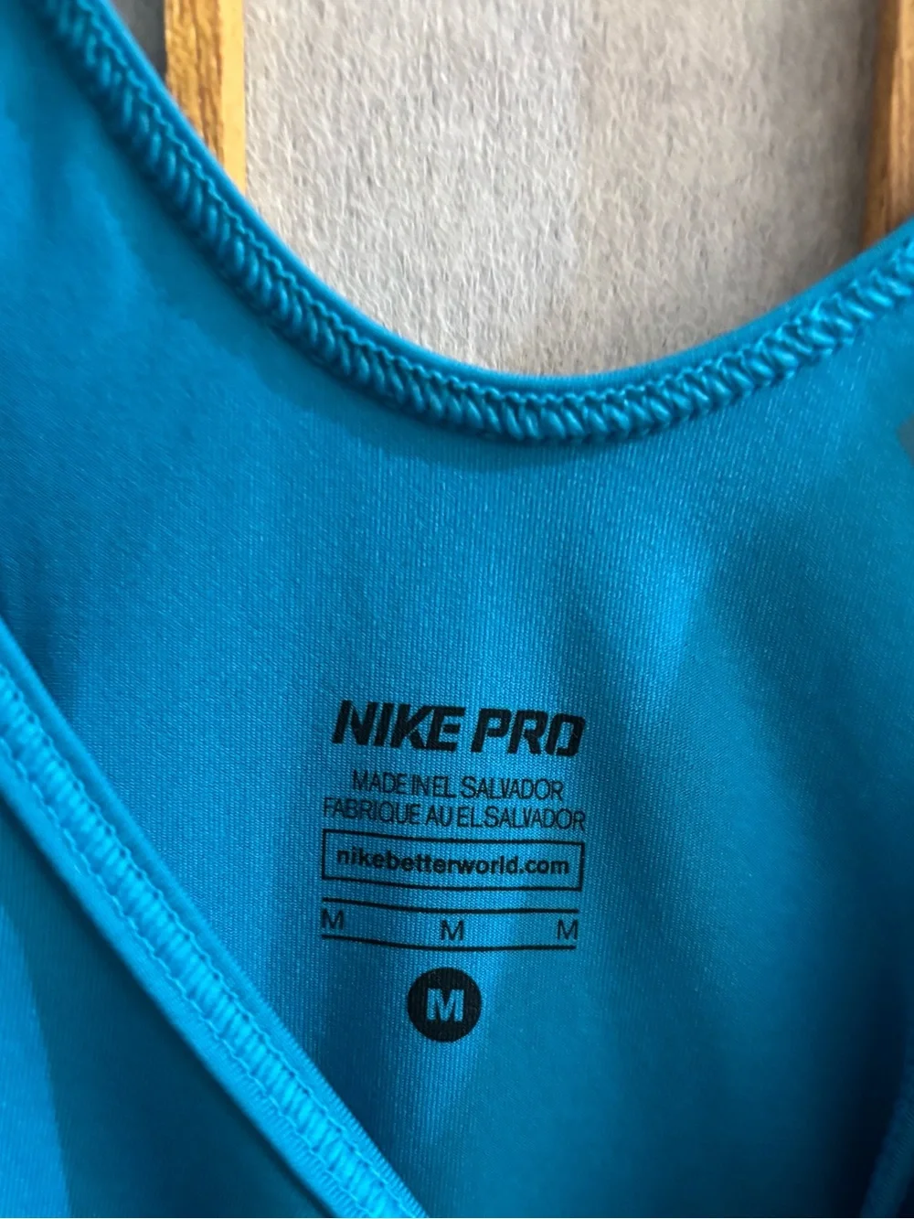 Camisole Nike Pro Turquoise & Vert Flash Femme (M) / Nike Tank - Picture 3 of 3